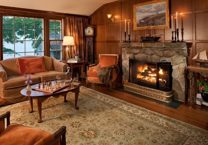 The Inn at Sunrise Point fireplace