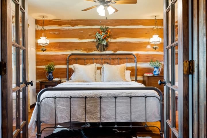 Winter's Mill Cabin King Bedroom