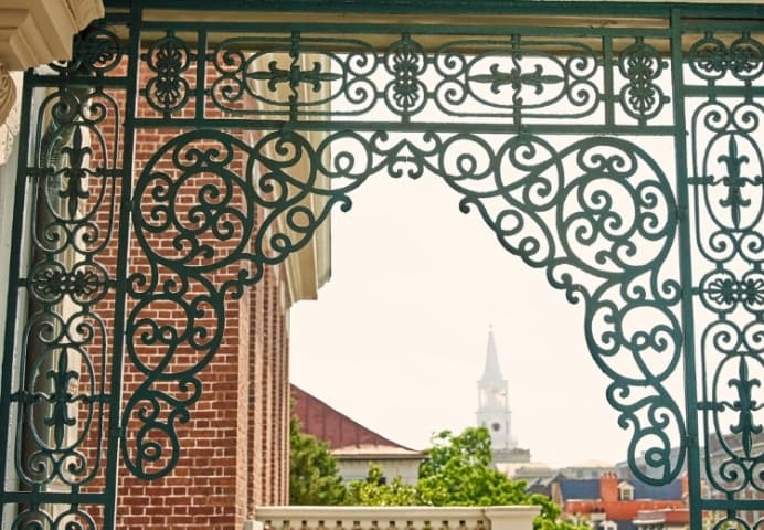 view of steeple