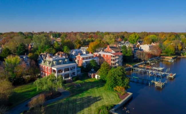 Waterfront off Chesapeake Bay