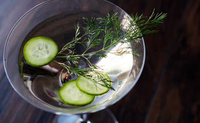 Dirty Dill Martini