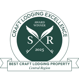 Best Craft Lodging Property - Central 2025 winner seal