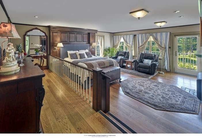 suite with fireplace