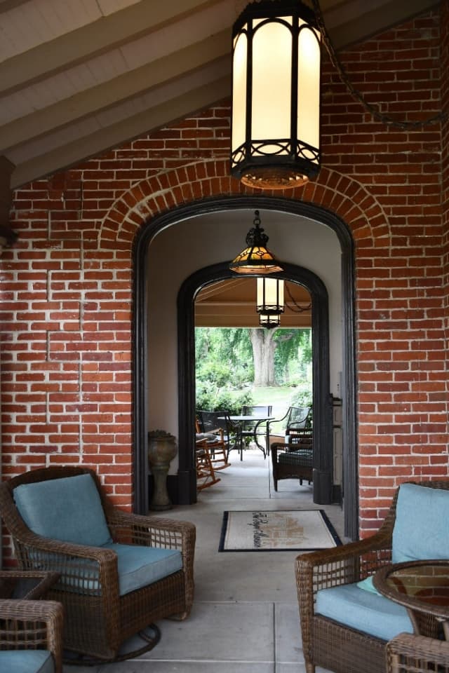 Porch at Sayre Mansion