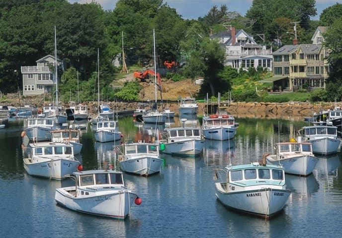 Perkins Cove in Ogunquit, Maine.