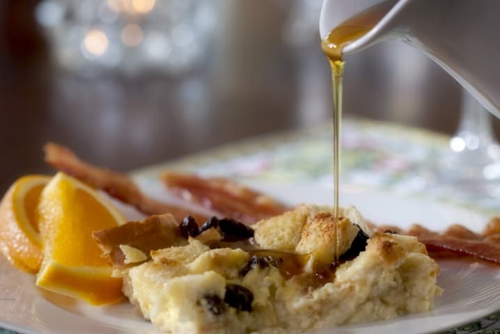 West Hill House B&B Maple Syrup with breakfast