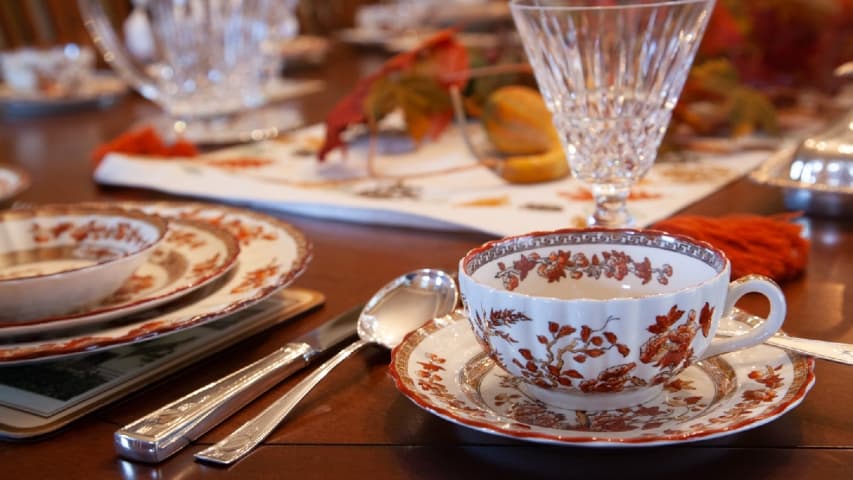 Breakfast Table Setting