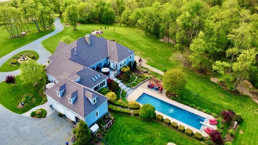 Aerial House View