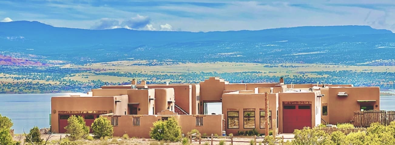 The Grand Hacienda on Abiquiu Lake, New Mexico.