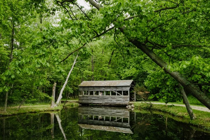 The Covered Bridge at The Morris Estate