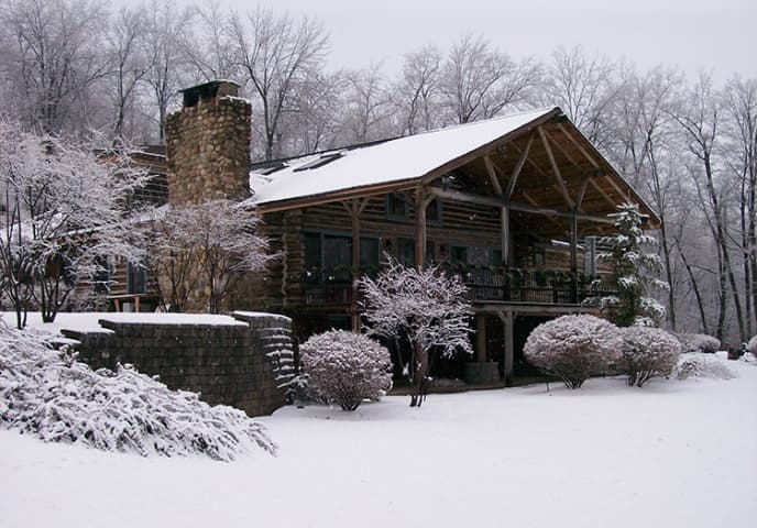 chalet winter