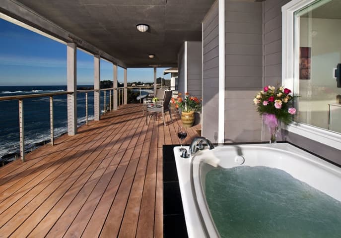 channel hot tub