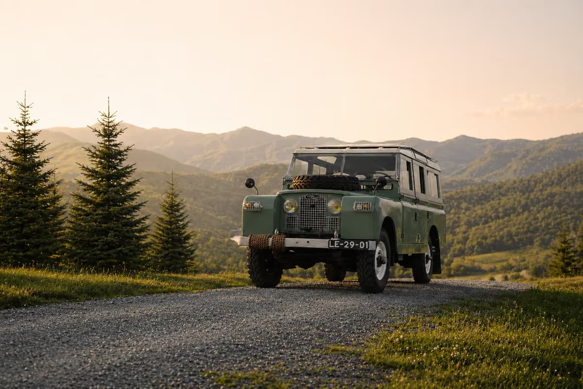 truck in mountains