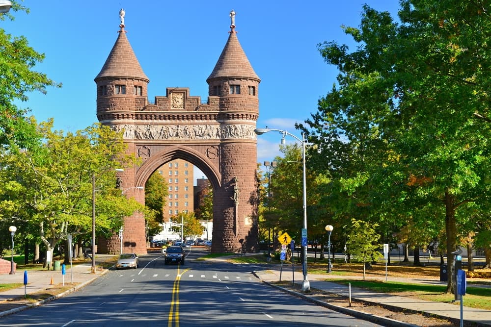 The soldiers and sailors memorial is one of the best things to do in Hartford CT