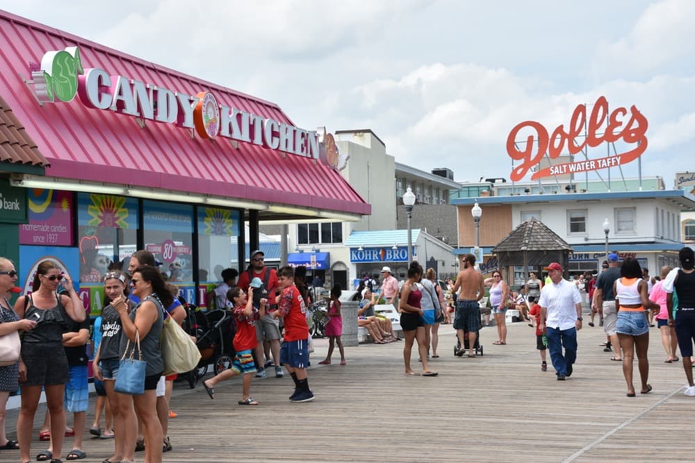 Plenty of shopping and eating along the Rehoboth Beach Boardwalk