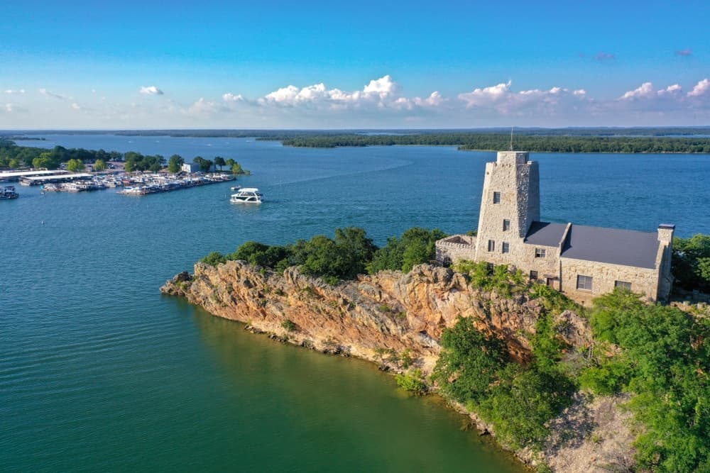 Beautiful Lake Murray State Park in Ardmore, Oklahoma