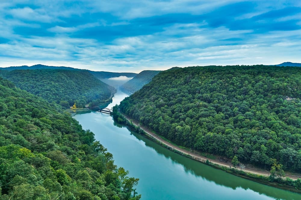 Beautiful scenery is waiting for you in New River Gorge National Park in West Virginia this year!