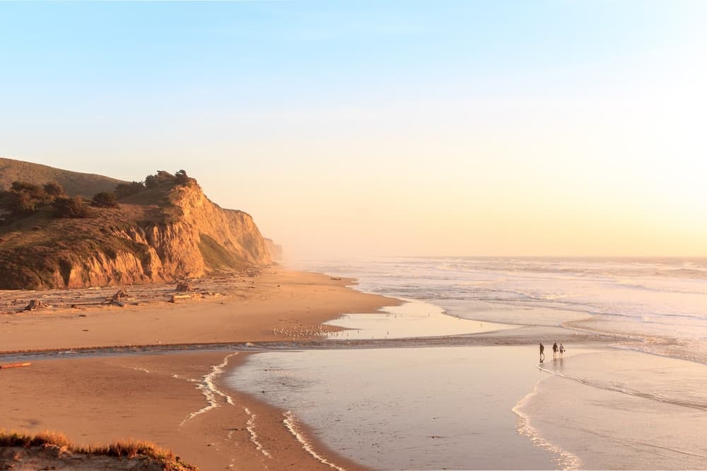 San Gregorio State Beach in Half Moon Bay, CA