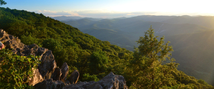 Shenandoah Valley in Virginia in summer