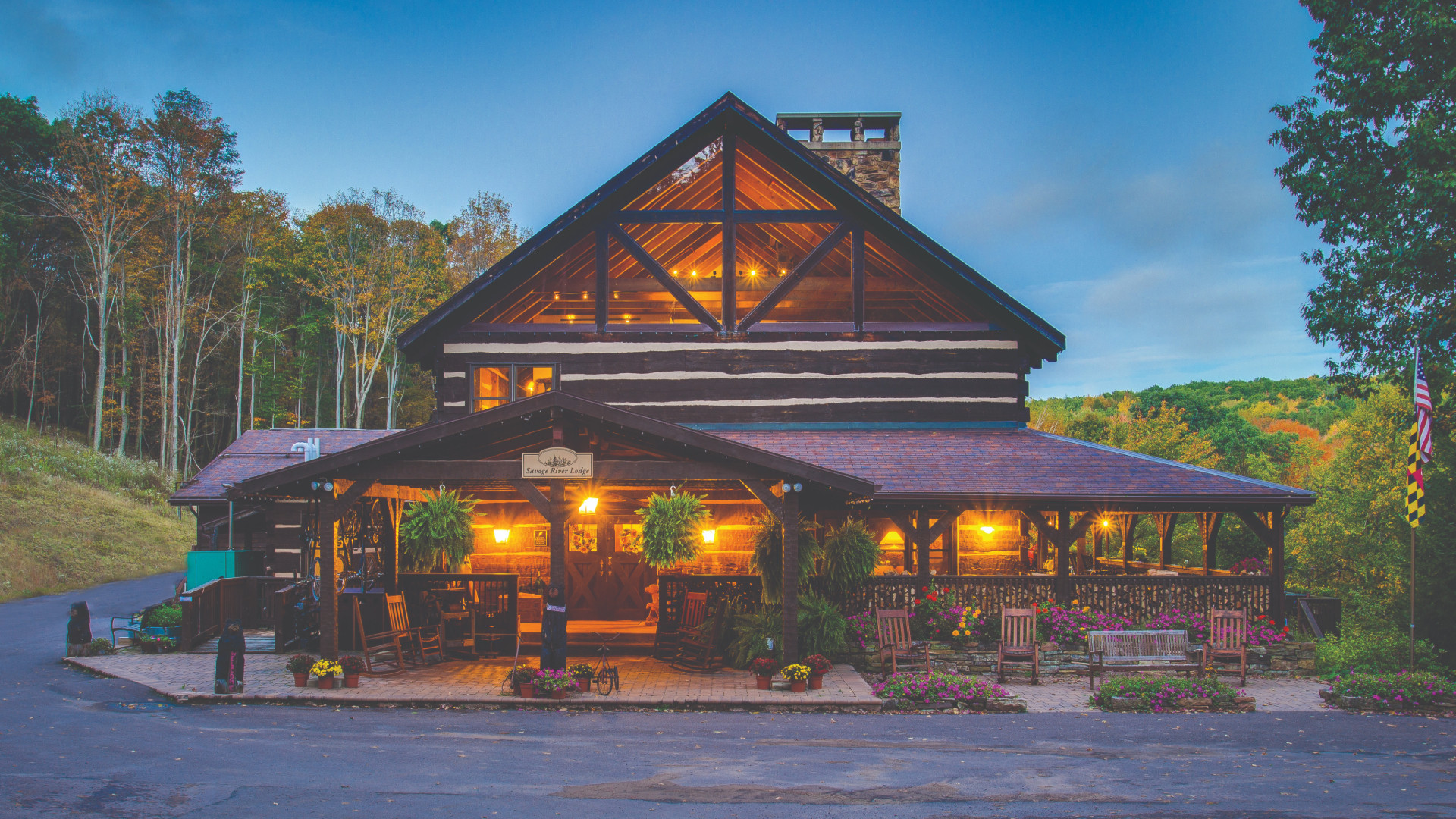 Savage River Lodge is a pet-friendly, countryside property in Frostburg, Maryland.