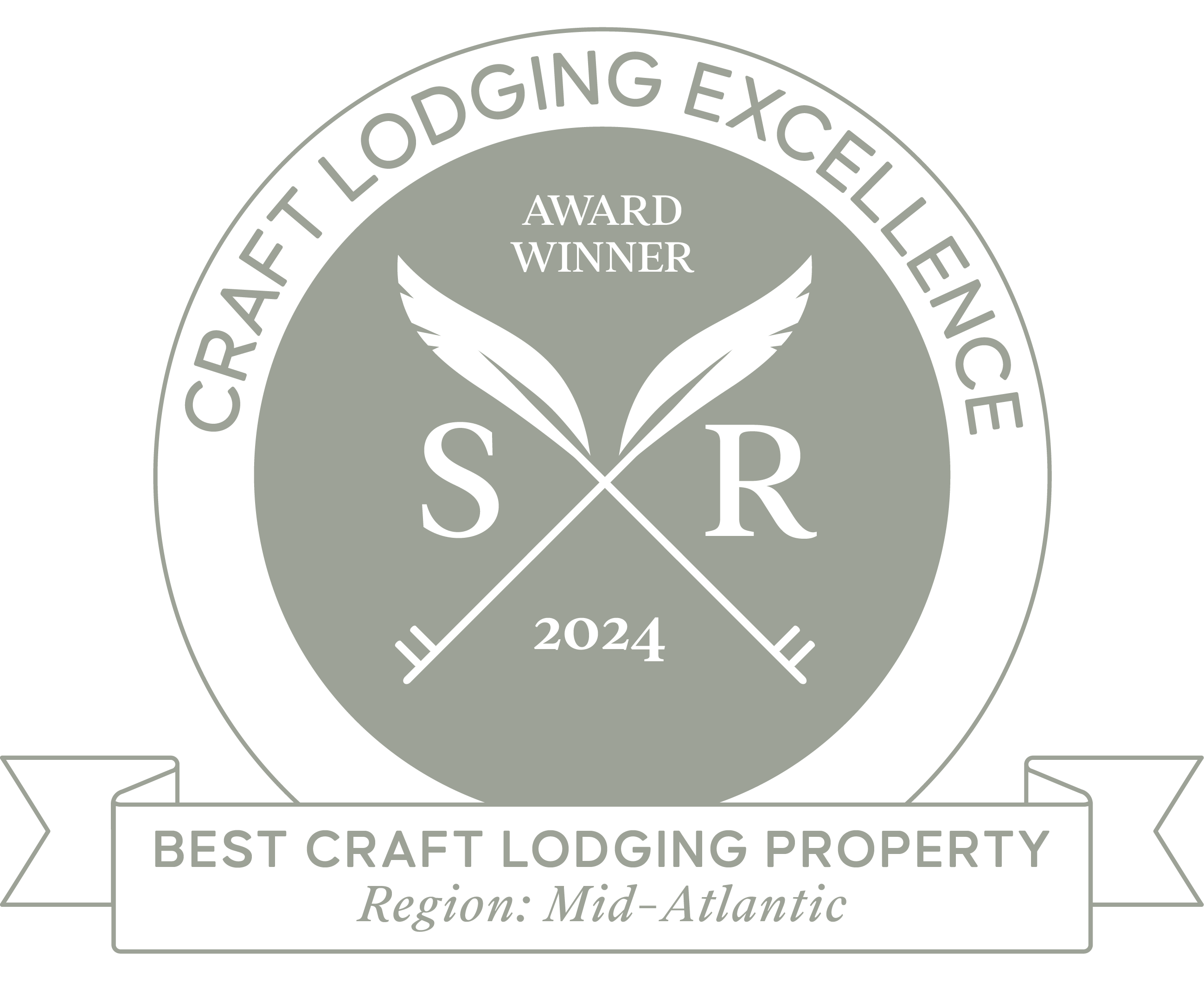 Best Craft Lodging Property - Mid-Atlantic winner logo