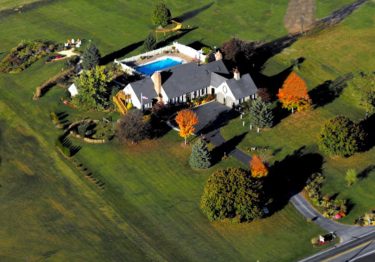 Annville Inn exterior aerial view