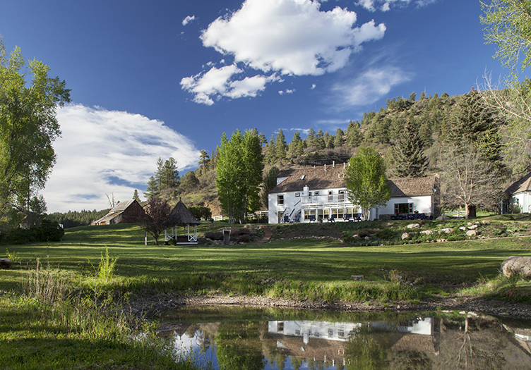 antlers on the creek exterior