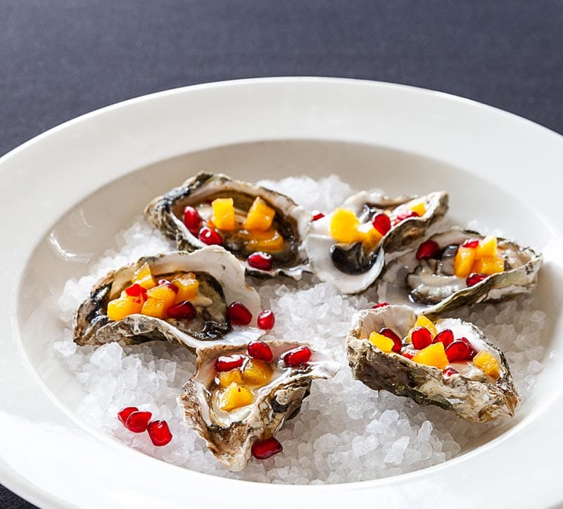 oyster shells dish