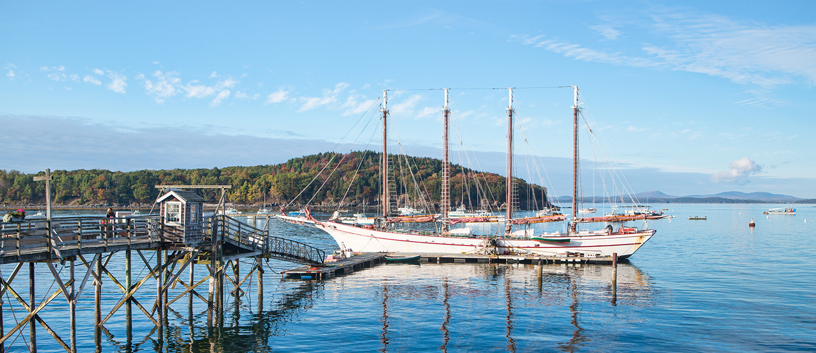 Bar Harbor, Maine sail boat