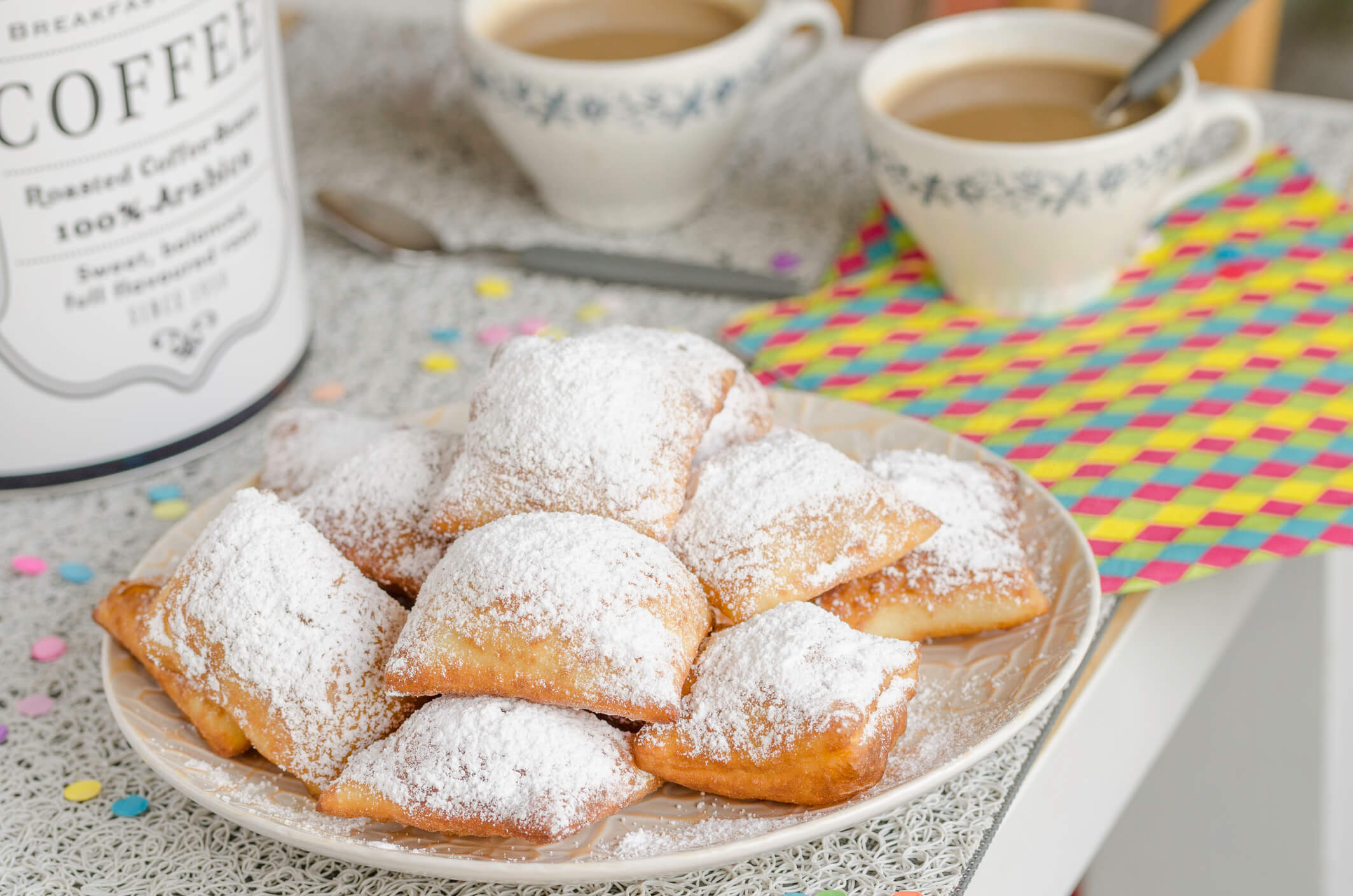 New Orleans beignets served for Mardi Gras