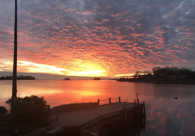 Winter Sunset Christmas Eve 2017