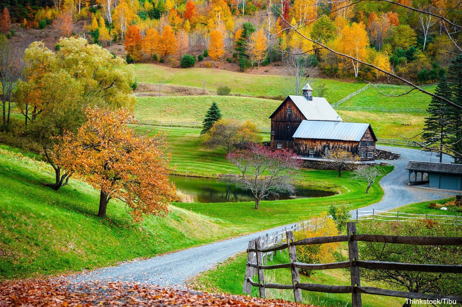 scenic vermont drives countryside vt