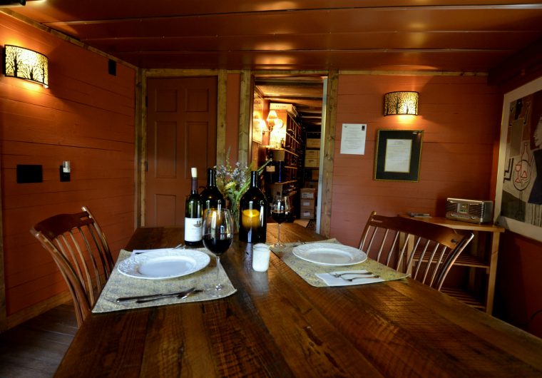 Private Dining in our Wine Cave at Beechwood Inn