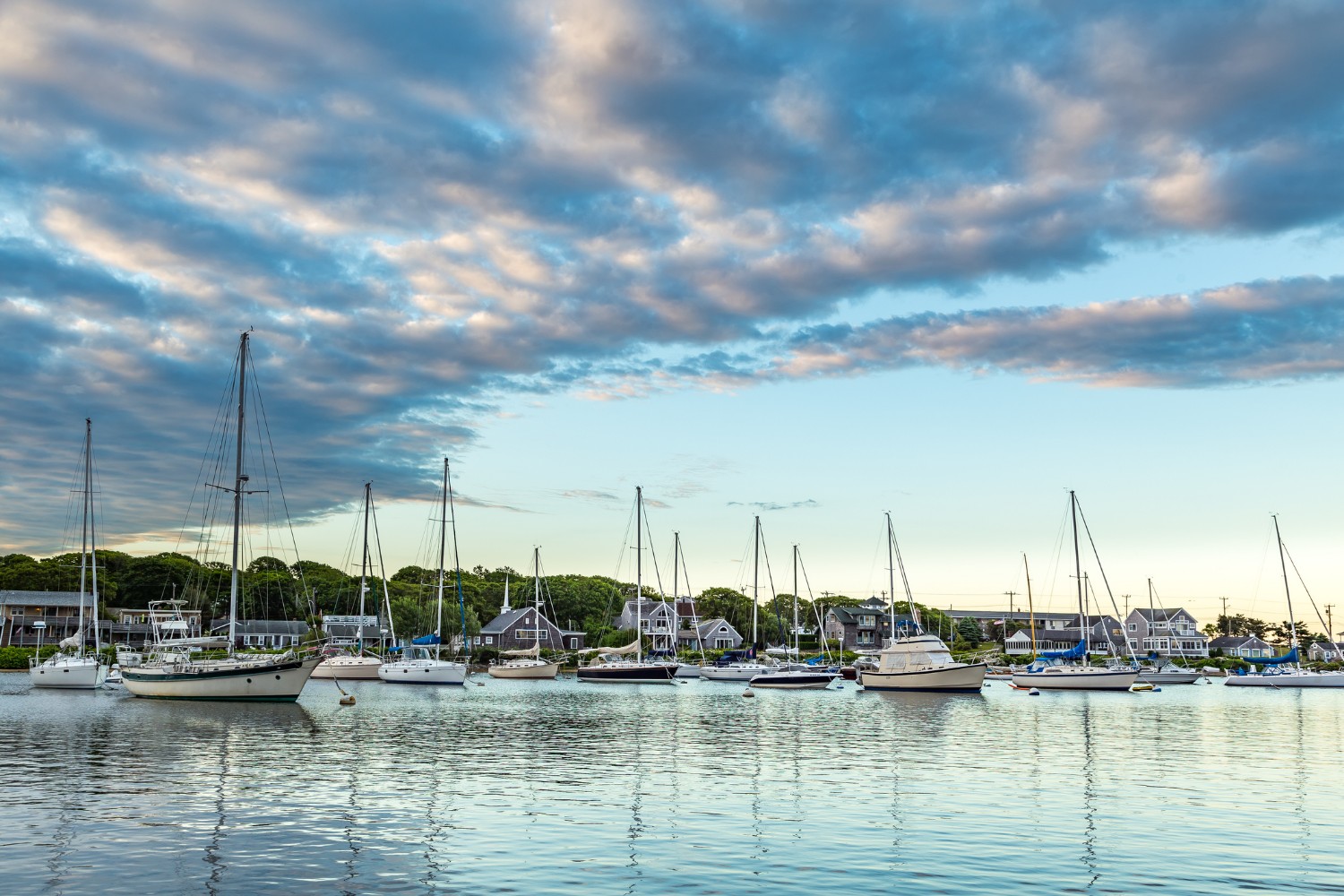 Falmouth Harbor is located on the south side of Cape Cod halfway between Newport, RI and Nantucket Island.