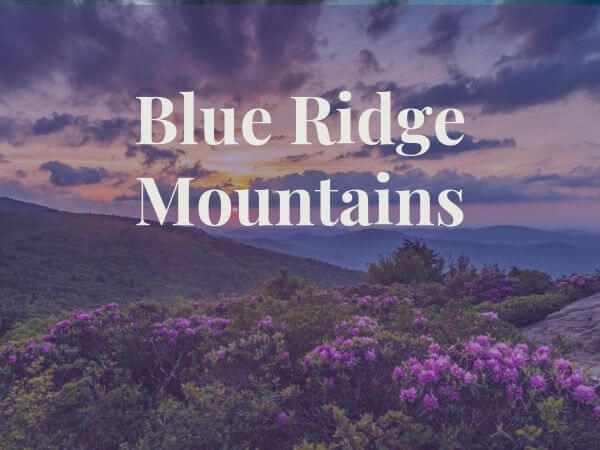 view of blue ridge mountains
