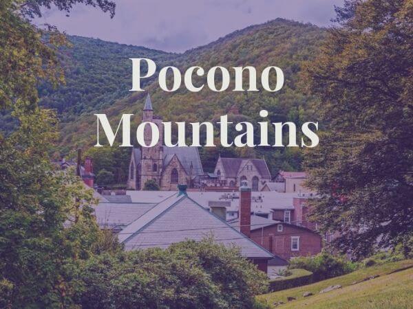 view of Pocono mountains