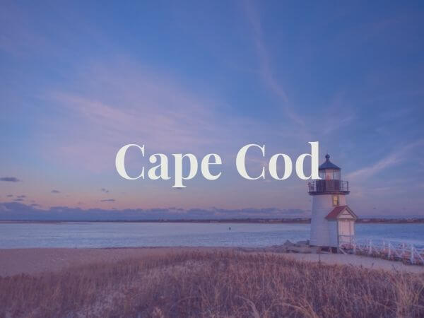 view of cape cod lighthouse and water