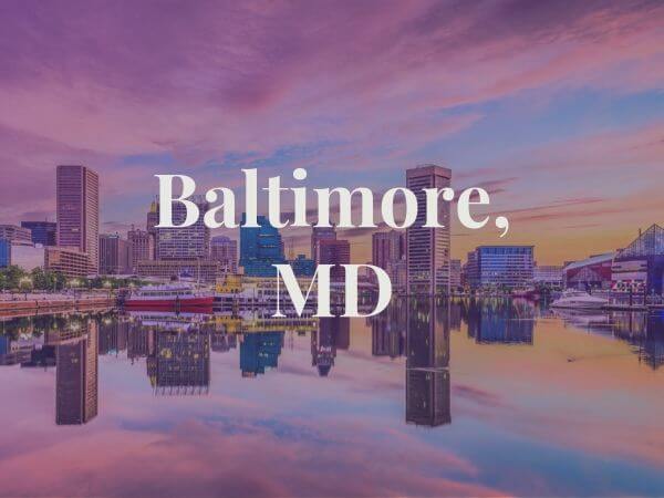 City view of Baltimore