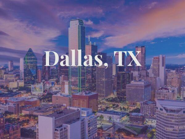 View of Dallas, TX
