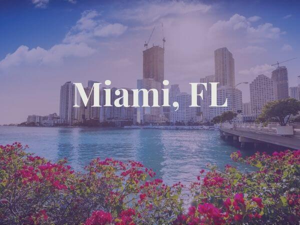 View of Miami, FL