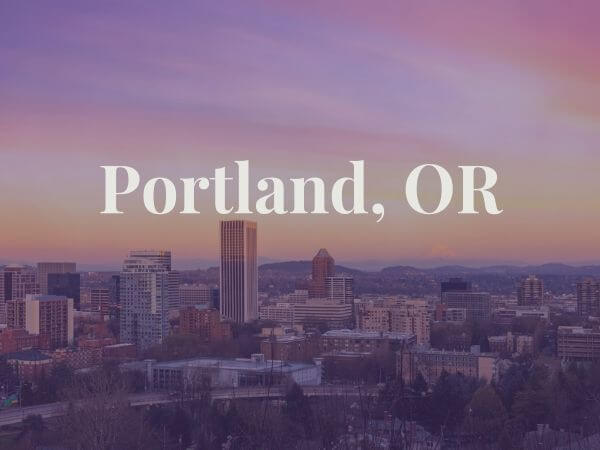 View of Portland, OR