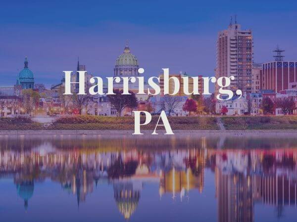View of Harrisburg PA