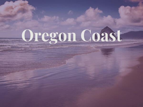 Oregon coastline view