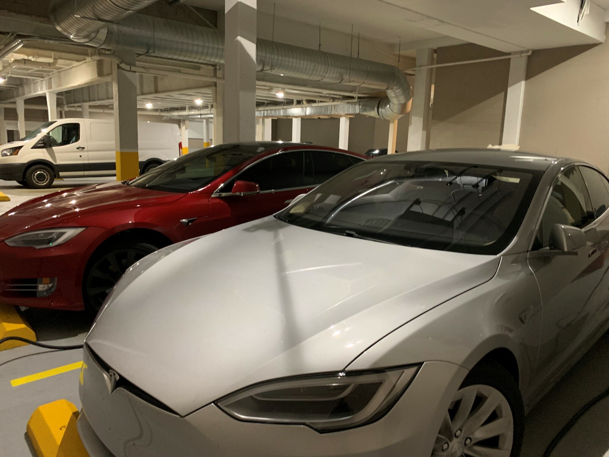 Park on Main Garage - Teslas
