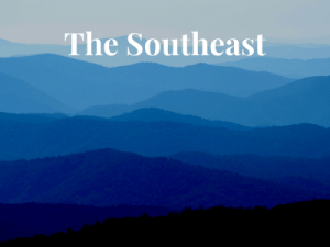 Blue Ridge Mountains in the Southeast