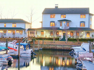 The Cypress Inn Exterior View on the Water