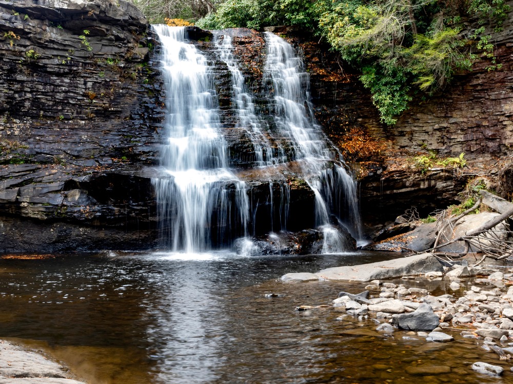 Swallow Creek Falls State Park is one of our favorite things to do at Deep Creek Lake Maryland