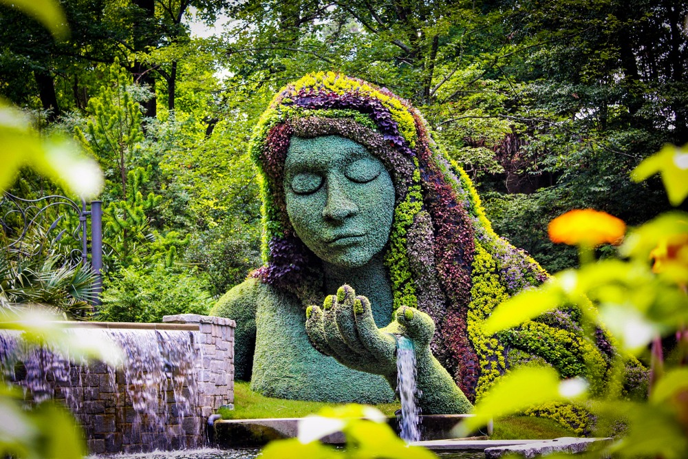 Visiting the Atlanta Botanical Garden is one of our top things to do in Atlanta GA
