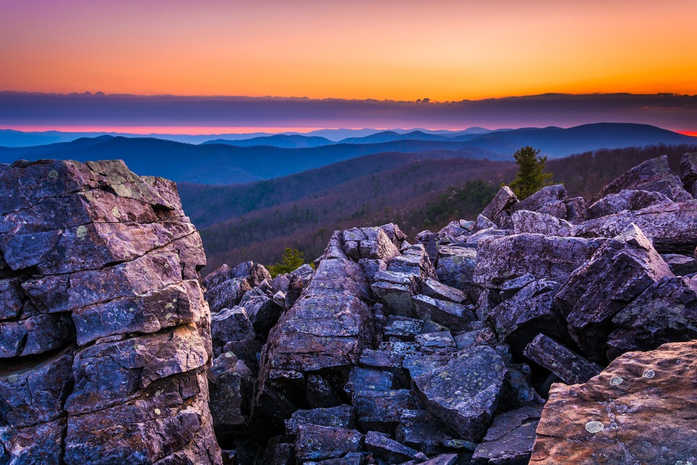 Beautiful hikes lead to magnificent views like this in the Shenandoah National Park!