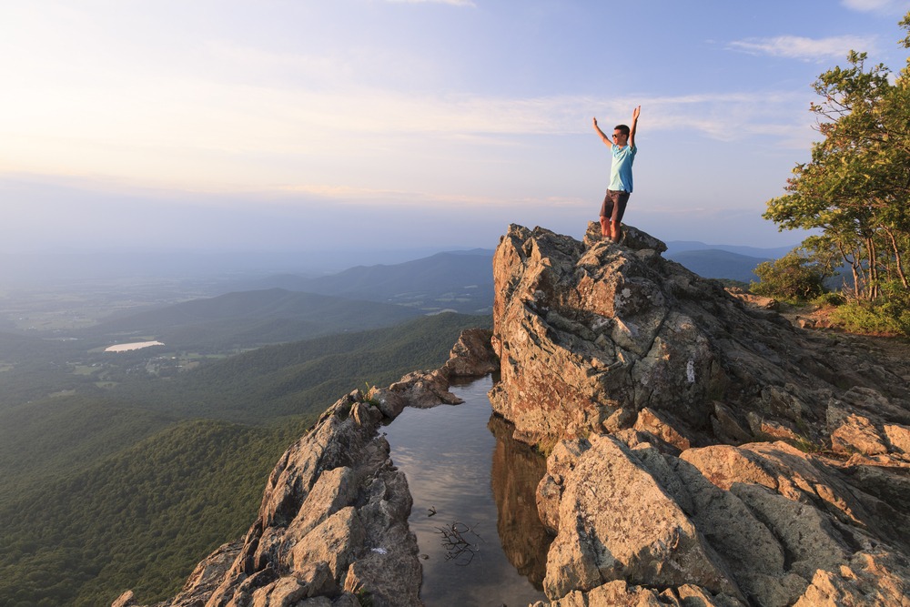 Beautiful hikes lead to magnificent views like this in the Shenandoah National Park!